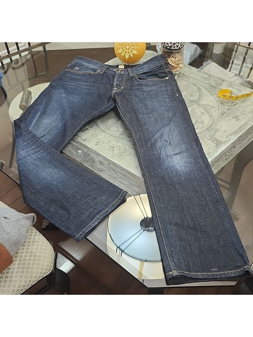 Hugo Boss Orange indigo blue regular jeans 33x 32 like new